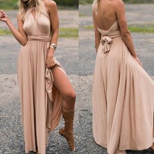 Wrap infinite dress